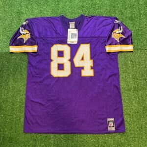 Vintage Y2K BRAND NEW Reebok Minnesota Vikings Randy Moss Jersey Size 2XL